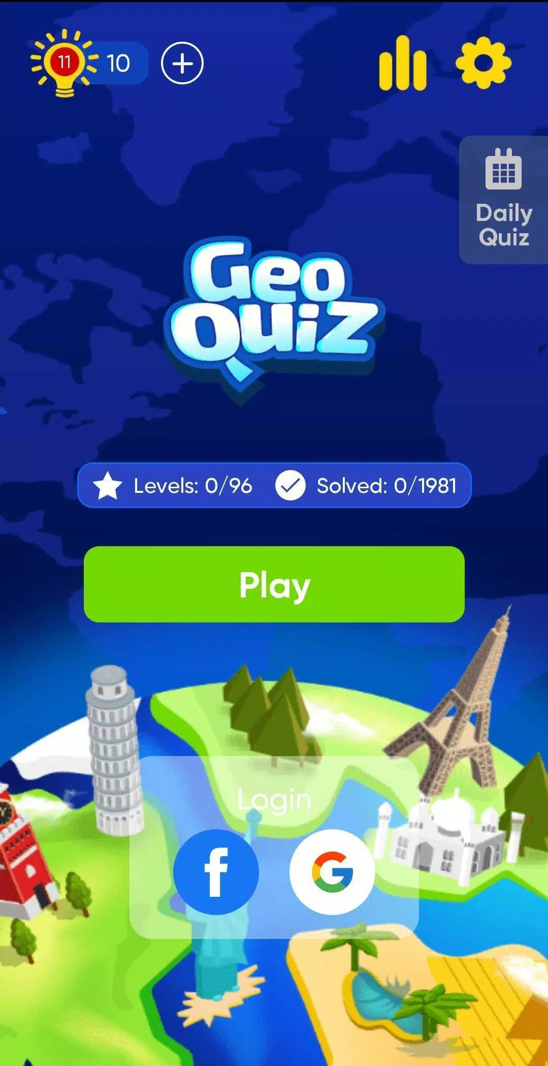 Geo Quiz Screenshot 1