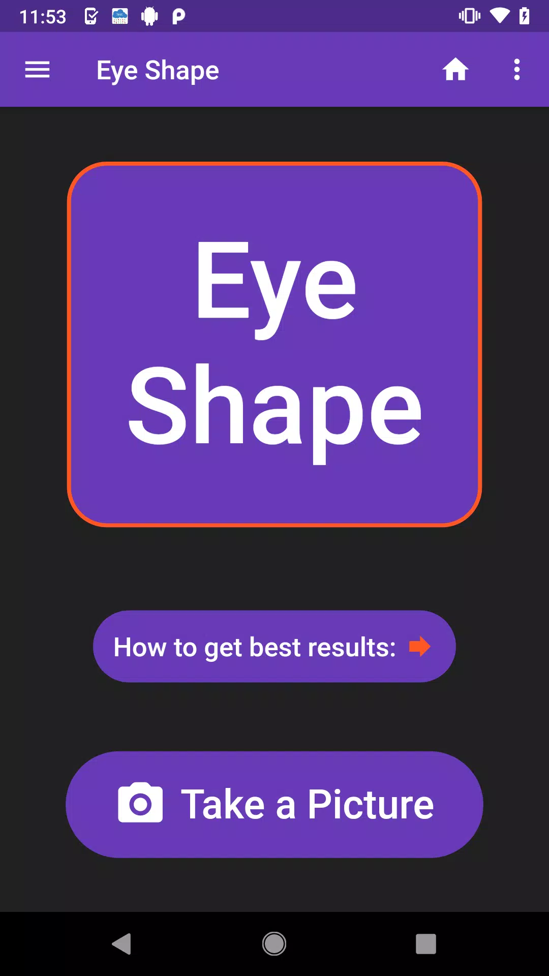 Eye Shape ဖန်သားပြင်ဓာတ်ပုံ 1