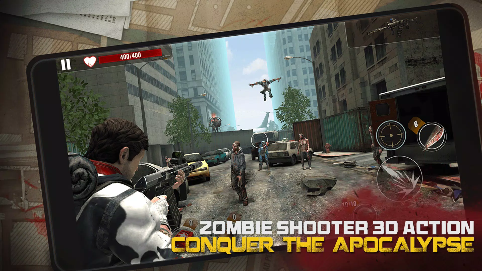 Zombie Shooter 3D экрана 2