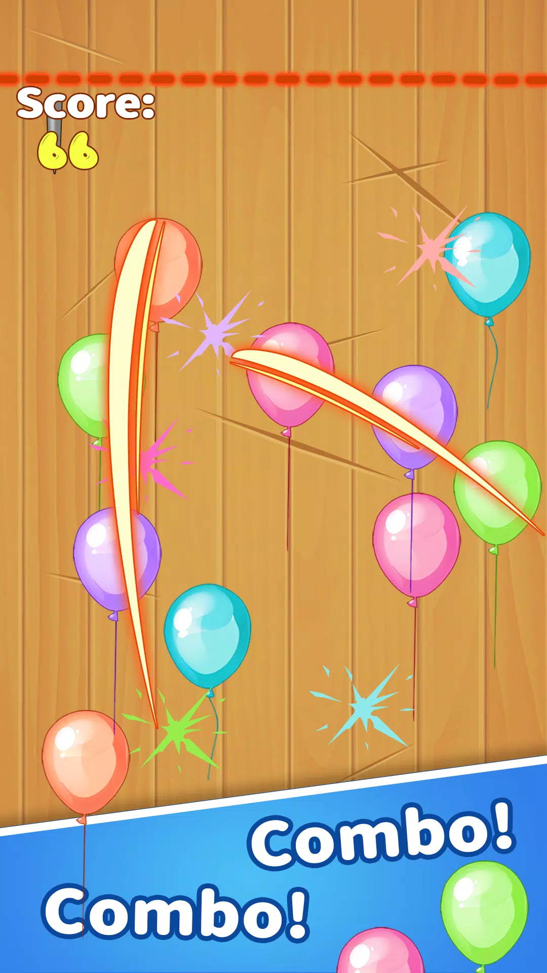 Crazy Breaking Balloons ảnh chụp màn hình 2