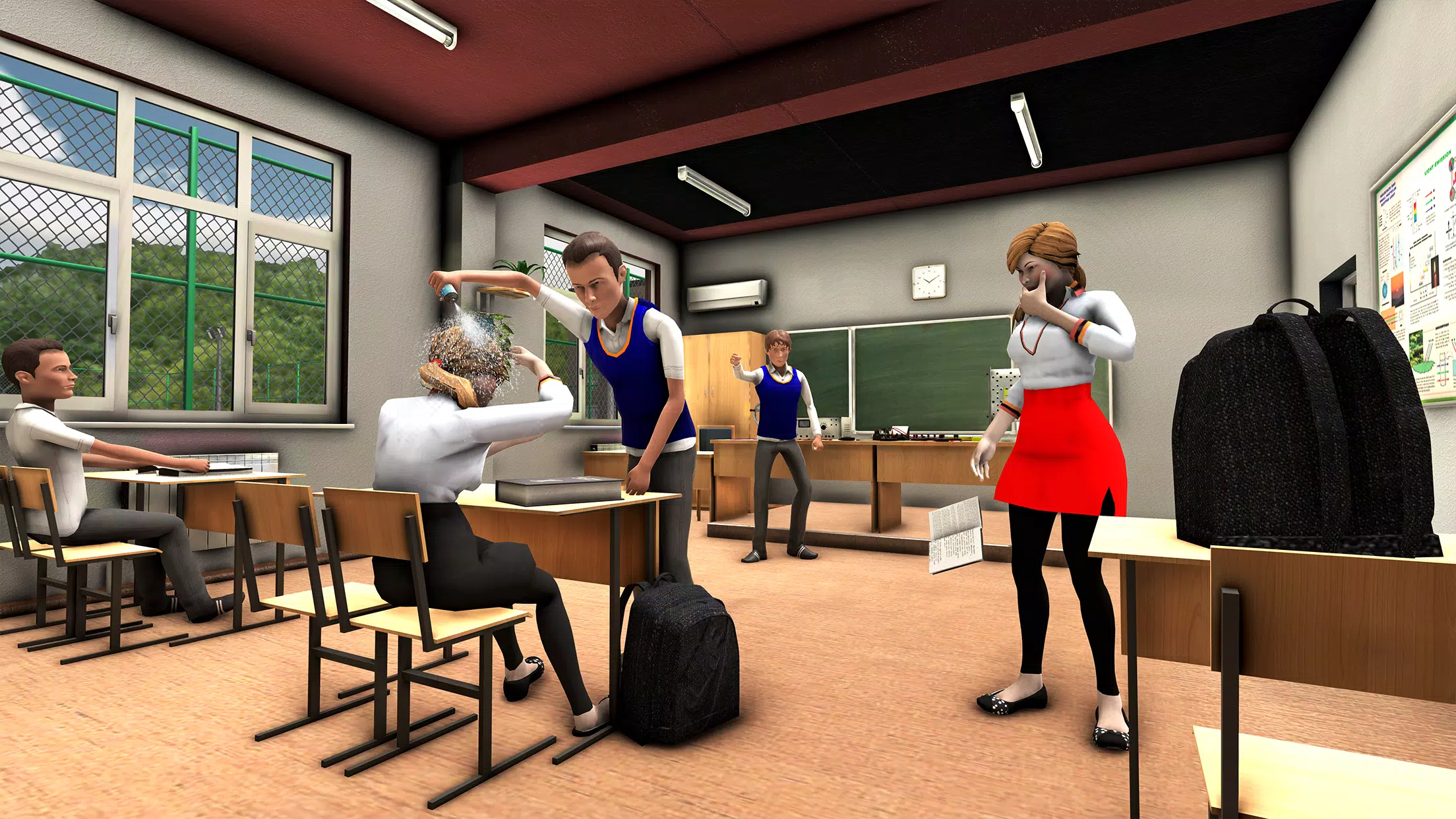 Bad Guys at School: Bad Boy 3D Screenshot 2