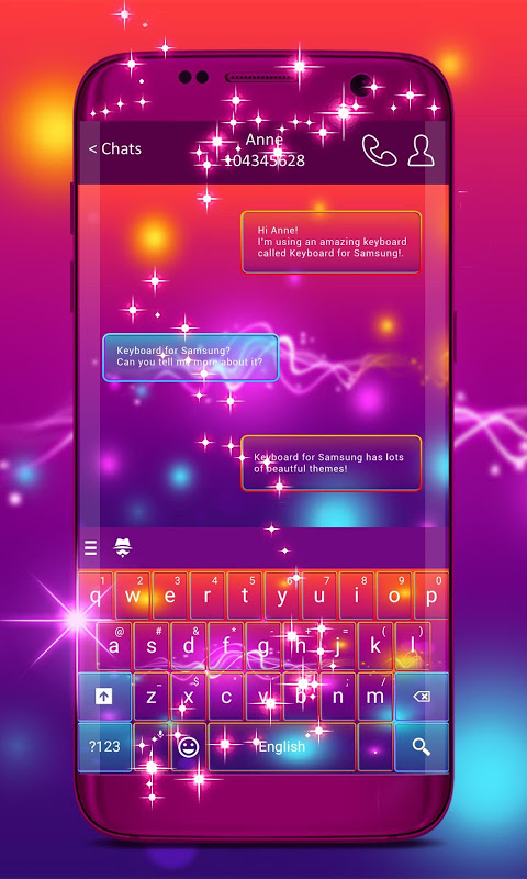 Keyboard Theme for Samsung ဖန်သားပြင်ဓာတ်ပုံ 1