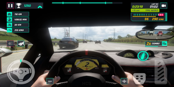 Highway Traffic Car Simulator экрана 2