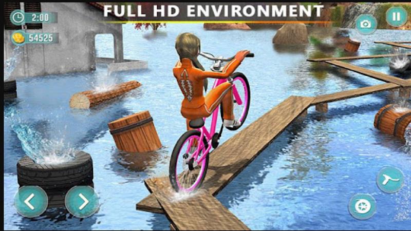 Offroad Bicycle Bmx Stunt Game экрана 4