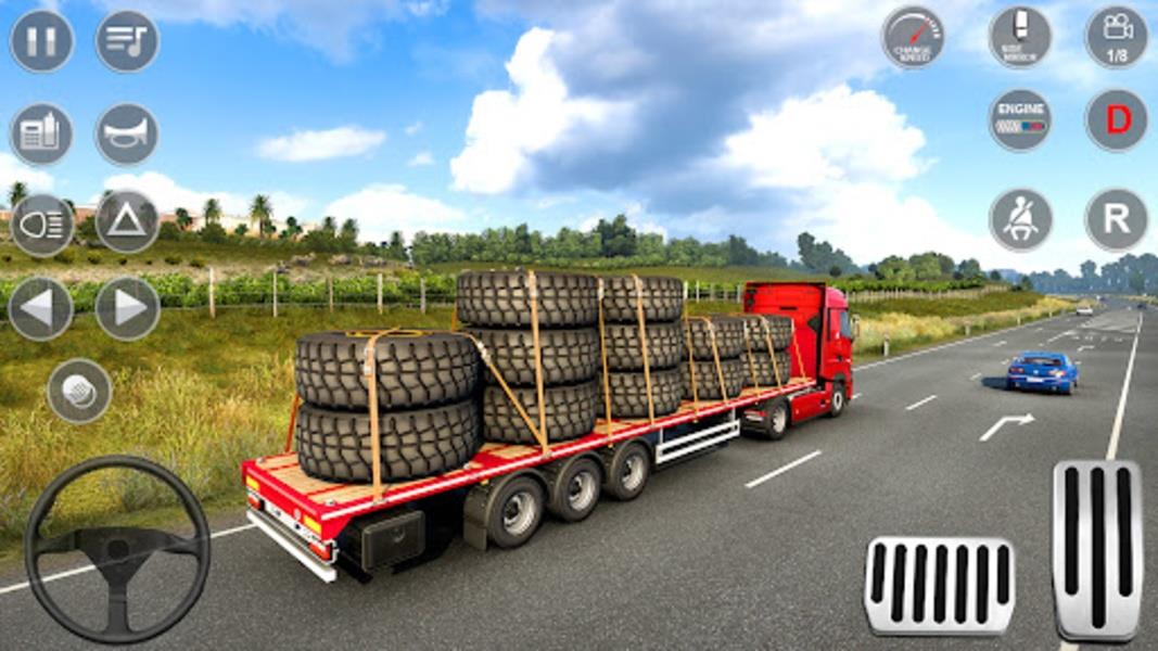 Europe Truck Simulator Driving captura de pantalla 