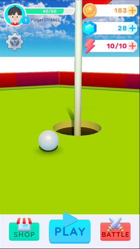 Screenshot Mini Golf Battle Challenge 3D 1