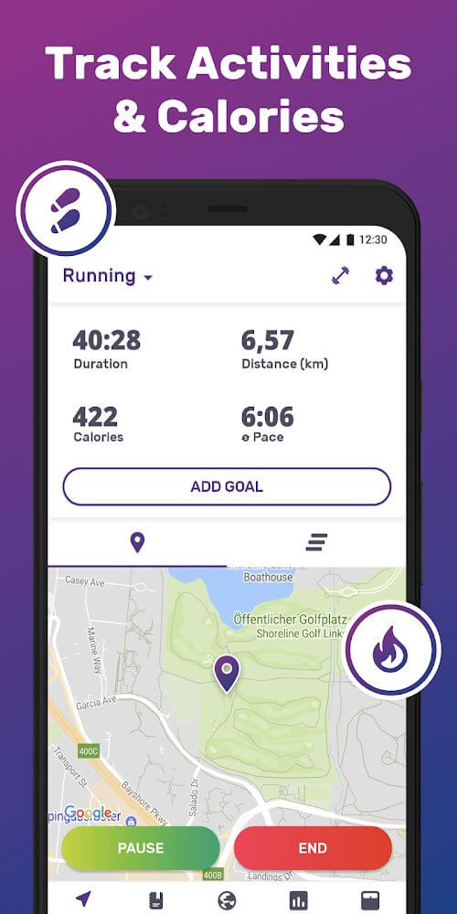 Running Tracker App - FITAPP Screenshot 2