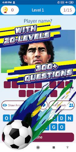 Screenshot soccer player quiz 3