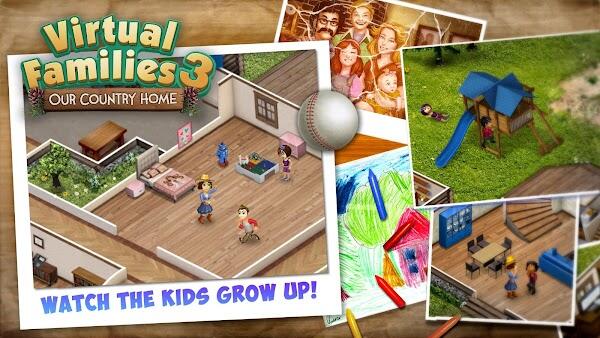 Virtual Families 3 ဖန်သားပြင်ဓာတ်ပုံ 3