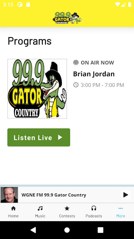 99.9 Gator Country экрана 4