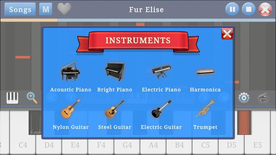 Piano Music & Songs captura de pantalla 