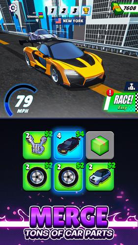 Super Car Merge captura de pantalla 