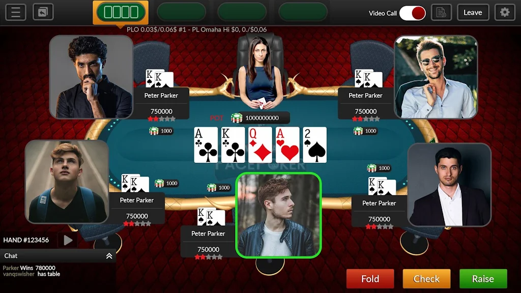 Wonga Face Poker zrzut ekranu 3