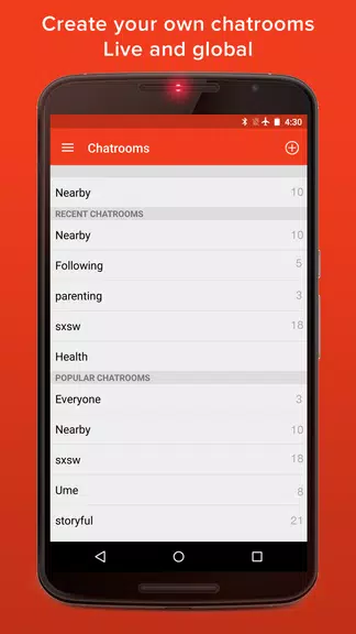 FireChat captura de pantalla 
