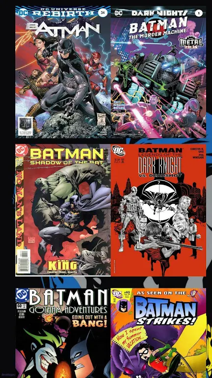 Comics Batman captura de pantalla 