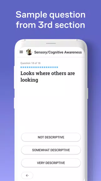 Autism Evaluation Checklist应用截图第3张