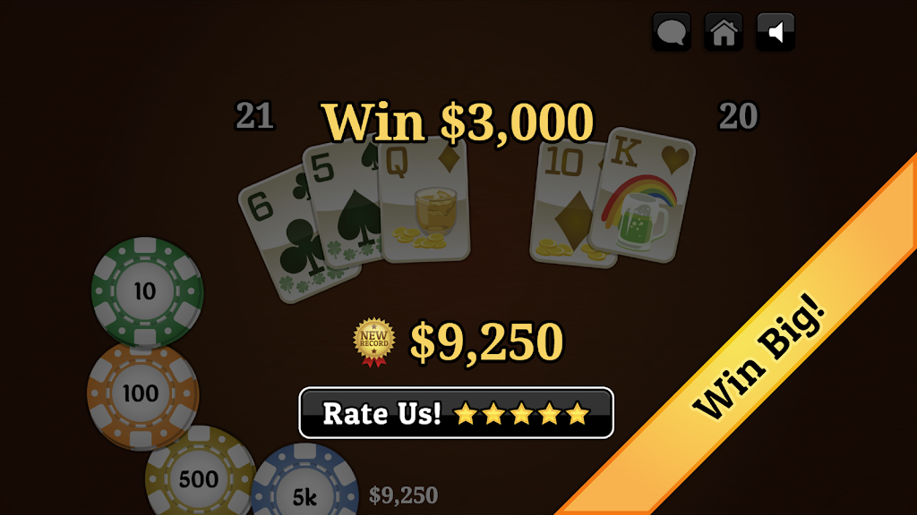 St. Patrick’s Day Blackjack应用截图第3张