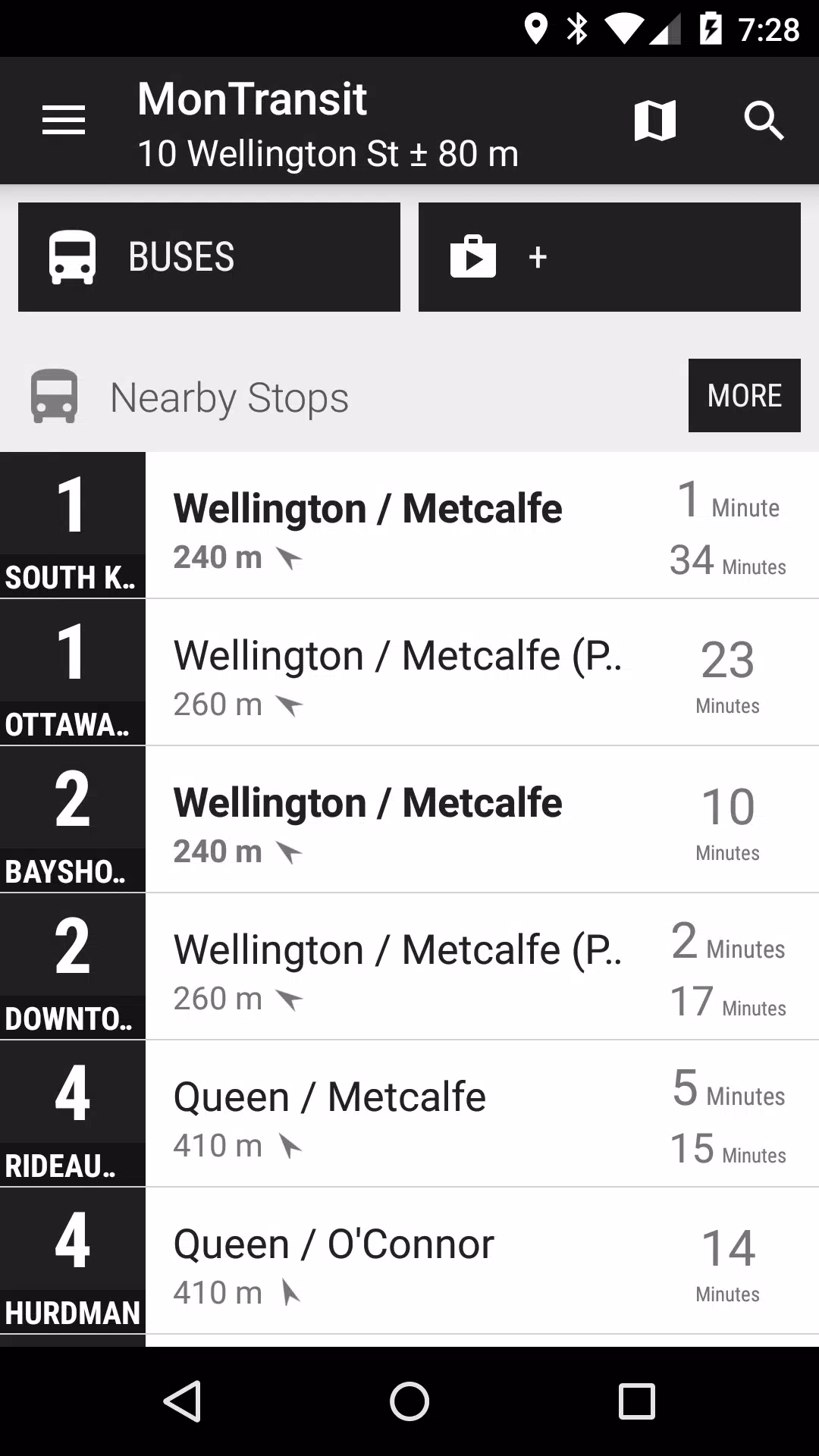 Ottawa OC Transpo Bus - MonTr… Screenshot 1