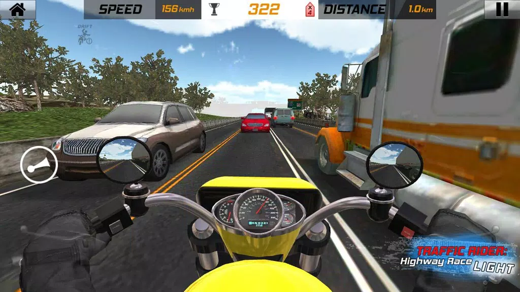 Traffic Rider: Highway Race Li Captura de tela 2