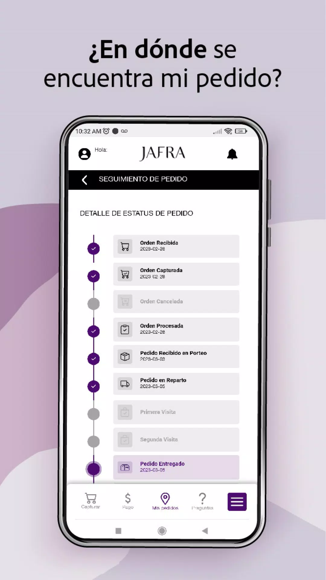 Screenshot Consultor JAFRA 1