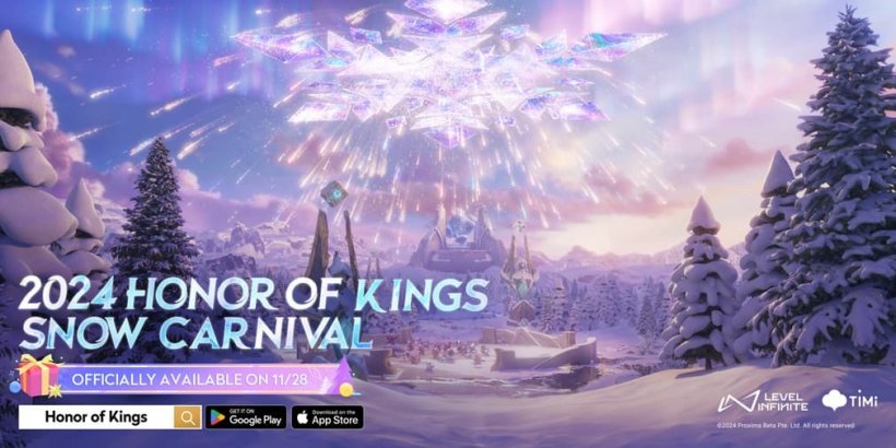 Honor of Kings estreia grandes eventos festivos com Snow Carnival 2024