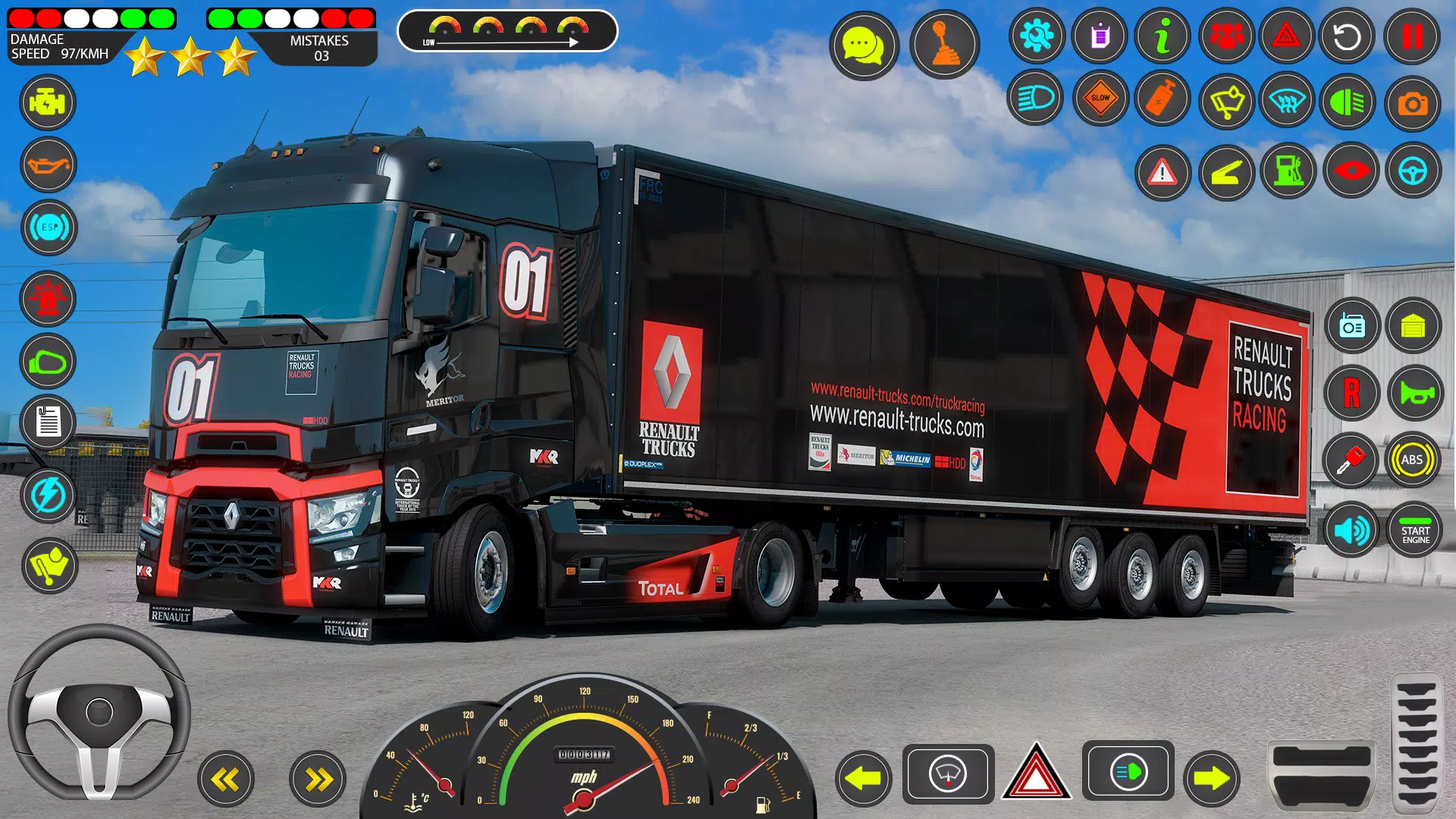 Euro Truck Games Sim 3d zrzut ekranu 4