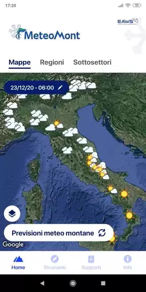 Screenshot Meteomont 1