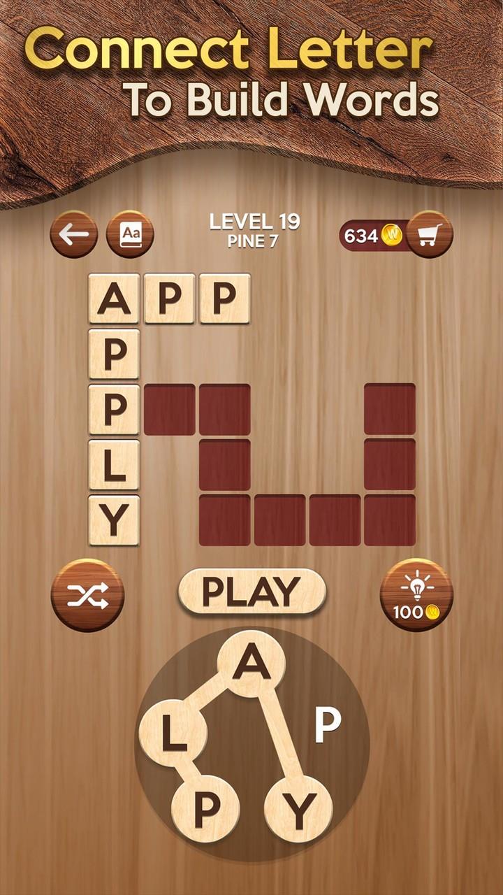 Woody Cross: Word Connect screenshot 1