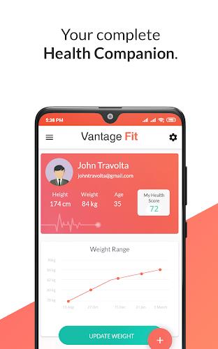 Vantage Fit स्क्रीनशॉट 2