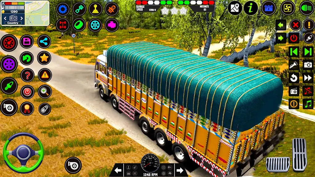 Offroad Cargo Truck Simulator ဖန်သားပြင်ဓာတ်ပုံ 4