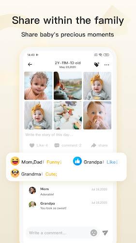 Bebememo - Smart Baby Journal captura de pantalla 