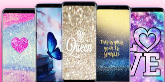 Glitter Wallpaper ဖန်သားပြင်ဓာတ်ပုံ 2