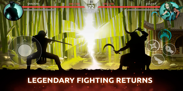 Shades: Shadow Fight Roguelike ảnh chụp màn hình 1