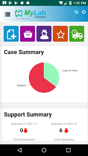 Screenshot MyLabConnect 2