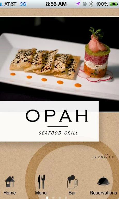 Opah Seafood Grill应用截图第1张