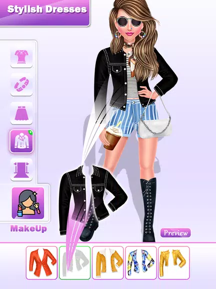 Fashion Makeup: Dress Up Girls экрана 3