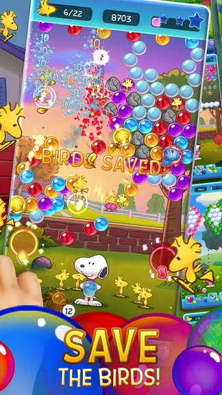 Bubble Shooter - Snoopy POP! screenshot 2