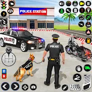 Police Dog Crime Chase Game 3D स्क्रीनशॉट 1