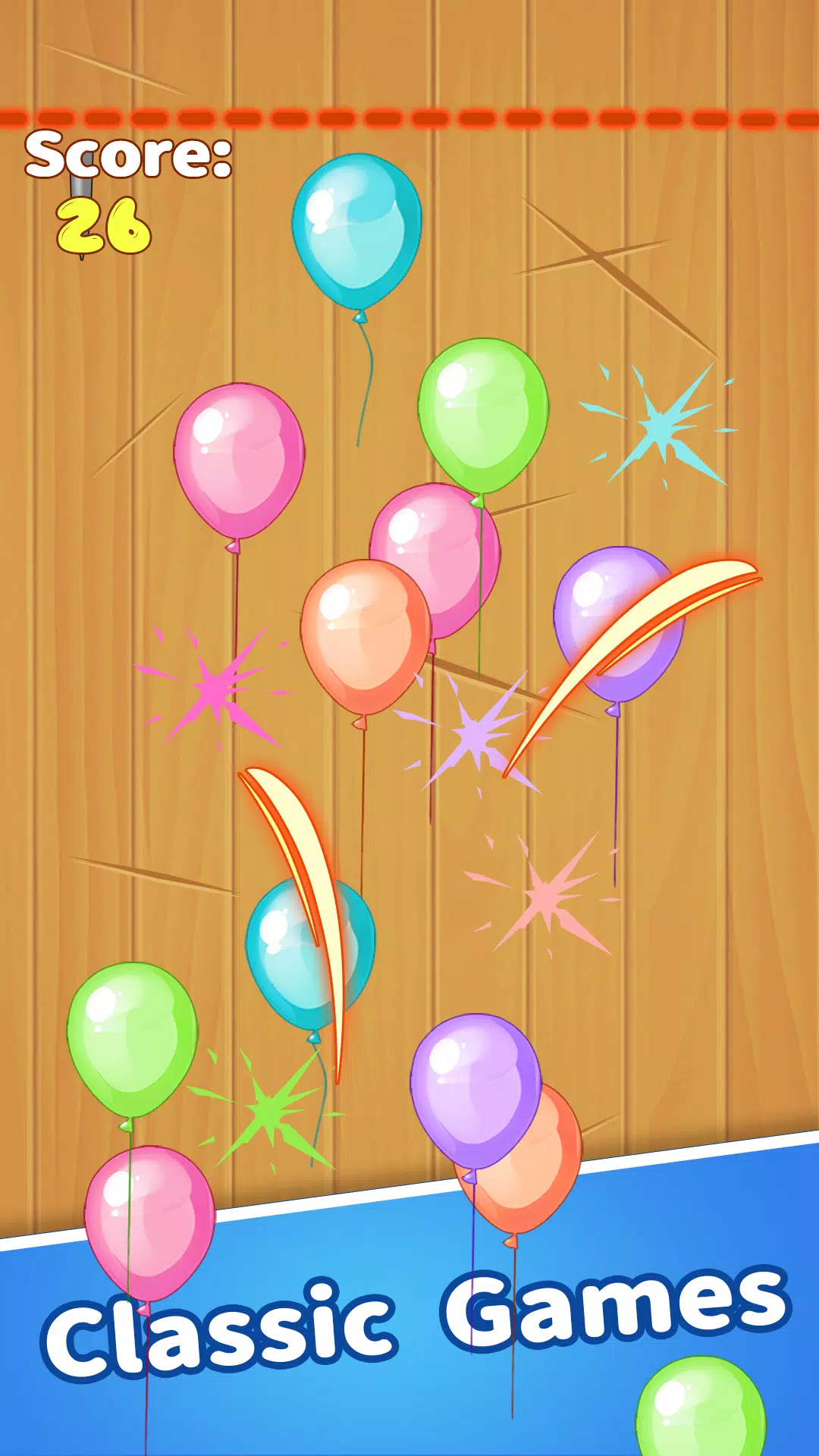 Crazy Breaking Balloons ảnh chụp màn hình 1