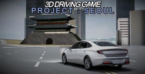 3D Driving Game Project Screenshot 1