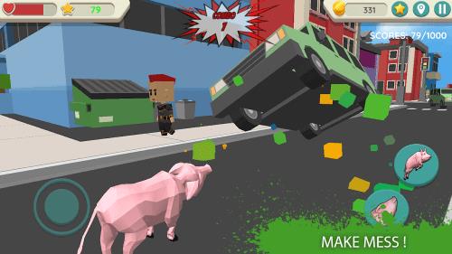 Crazy Pig Simulator ekran görüntüsü 1