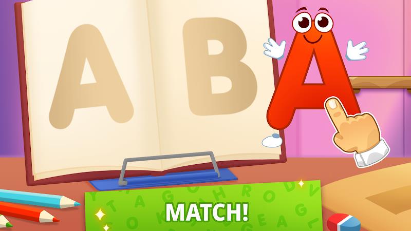 ABC kids! Alphabet, letters ဖန်သားပြင်ဓာတ်ပုံ 2