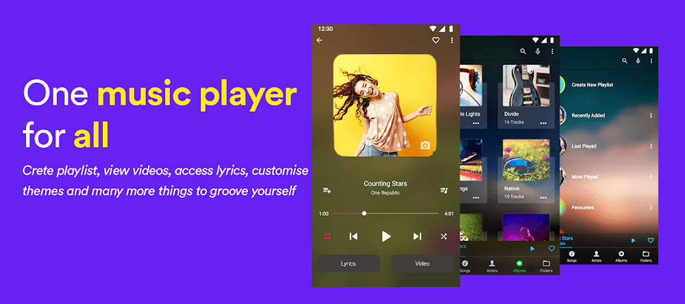 Musikplayer - Audify Player экрана 2