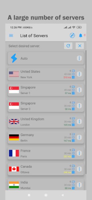 Pro Gamer VPN -Fast Gaming VPN ဖန်သားပြင်ဓာတ်ပုံ 3