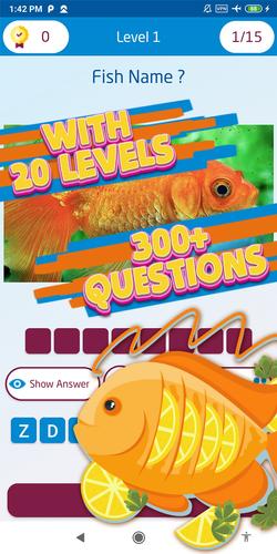 Screenshot fish quiz games 3