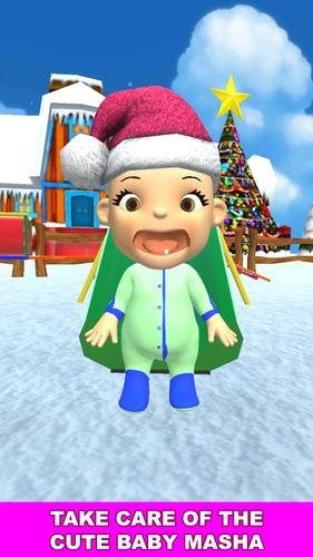 Baby Masha's Winter Playground Captura de pantalla 1