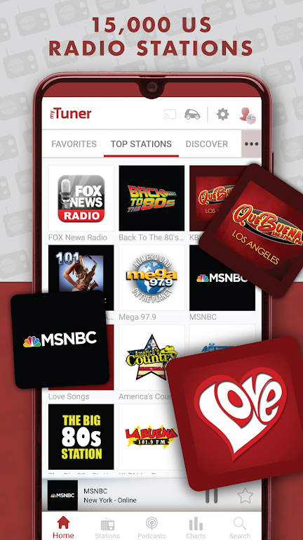 myTuner Radio App: FM stations captura de pantalla 