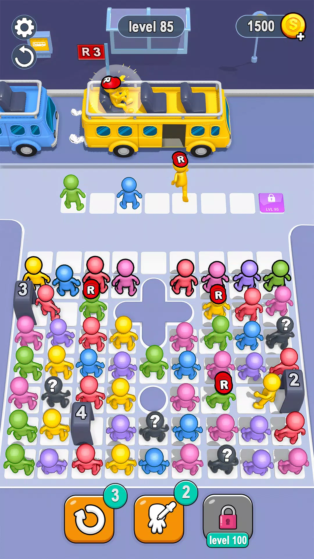 Bus Jam 3D Games captura de pantalla 