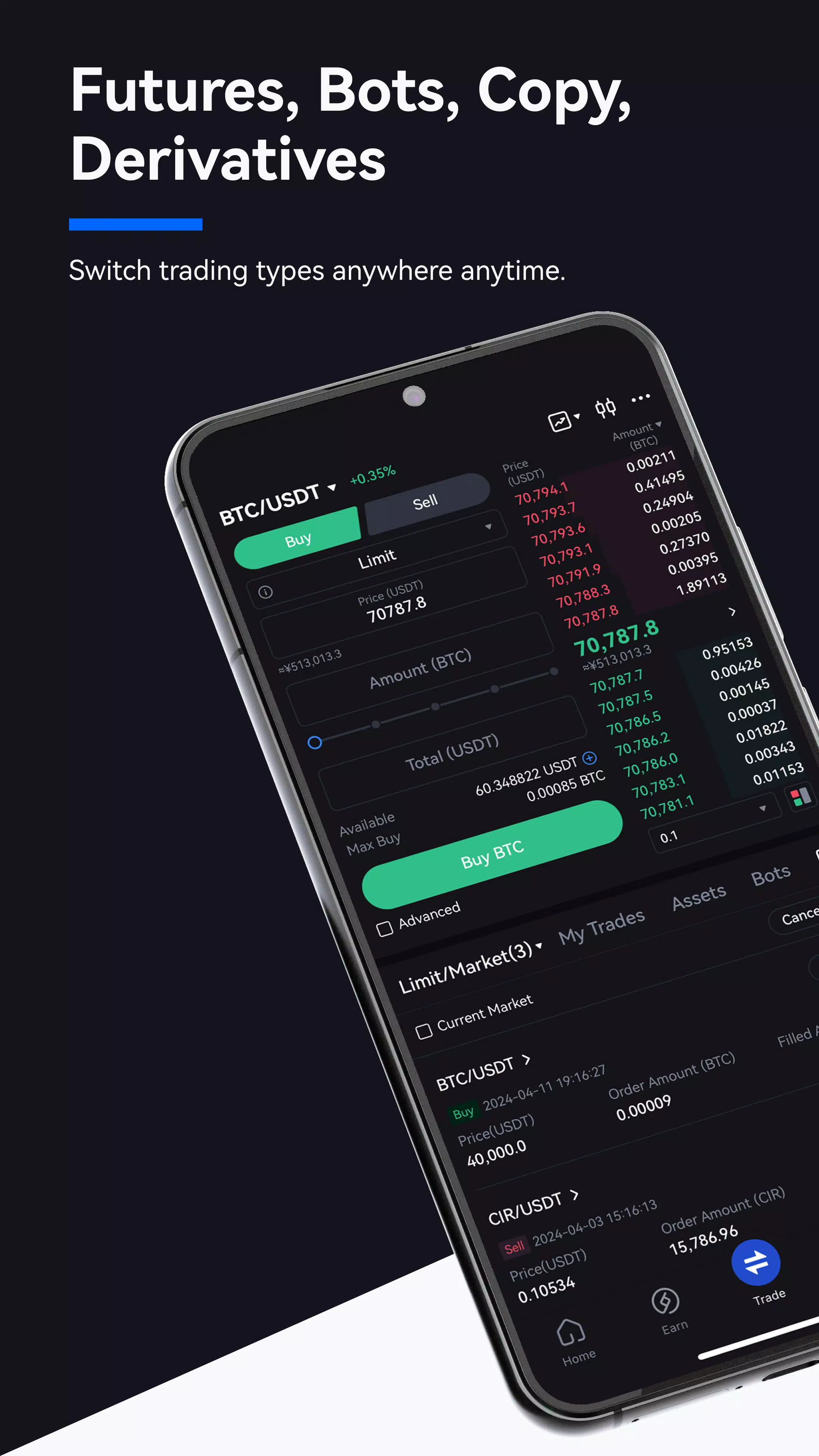 Gate.io - Buy Bitcoin & Crypto स्क्रीनशॉट 2