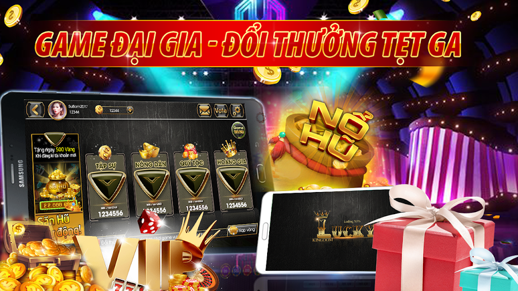 Slot - Vuong quoc lucky, Game Danh Bai Doi Thuong স্ক্রিনশট 3